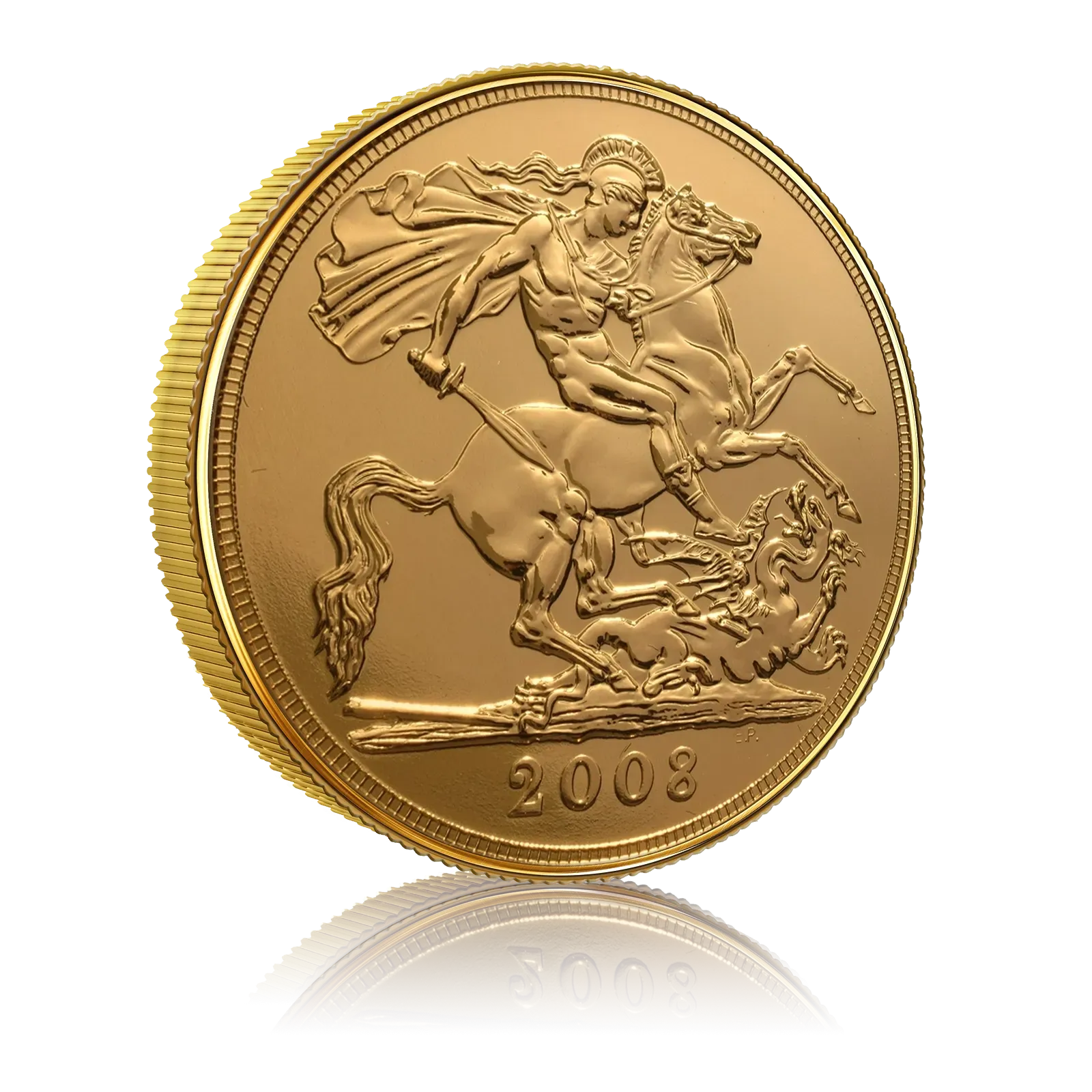 Gold Quintuple Sovereign (2008) 4